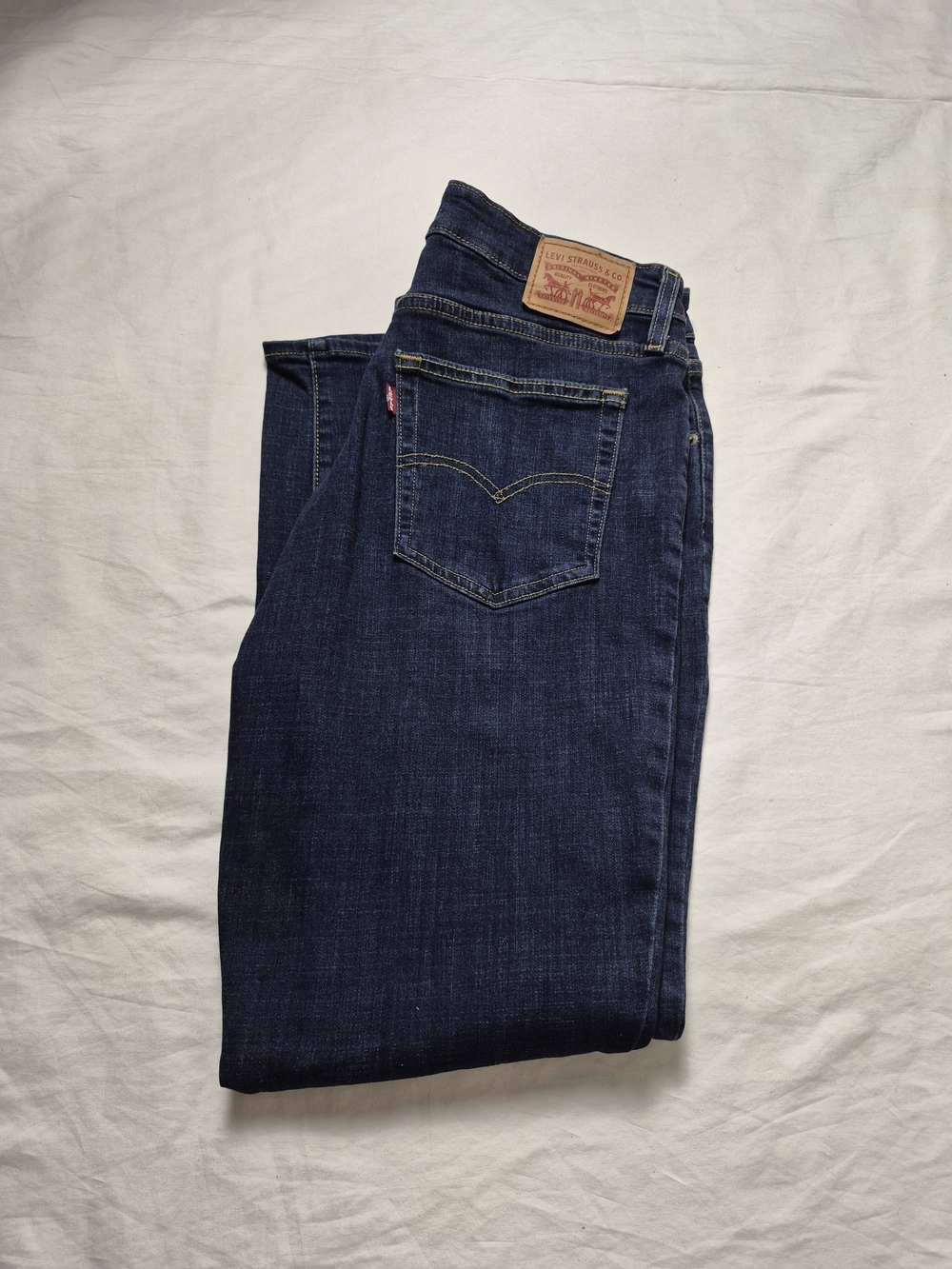Levi's  721 High Rise Skinny Dark Blue Denim Jeans